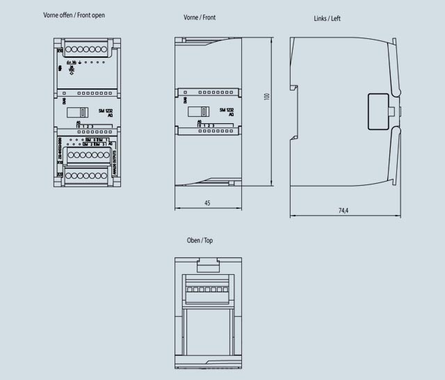 SIMATIC S7-1200 - SM 1232 - 4 AO MODÜL / 6ES7232-4HD32-0XB0 - KNET ...